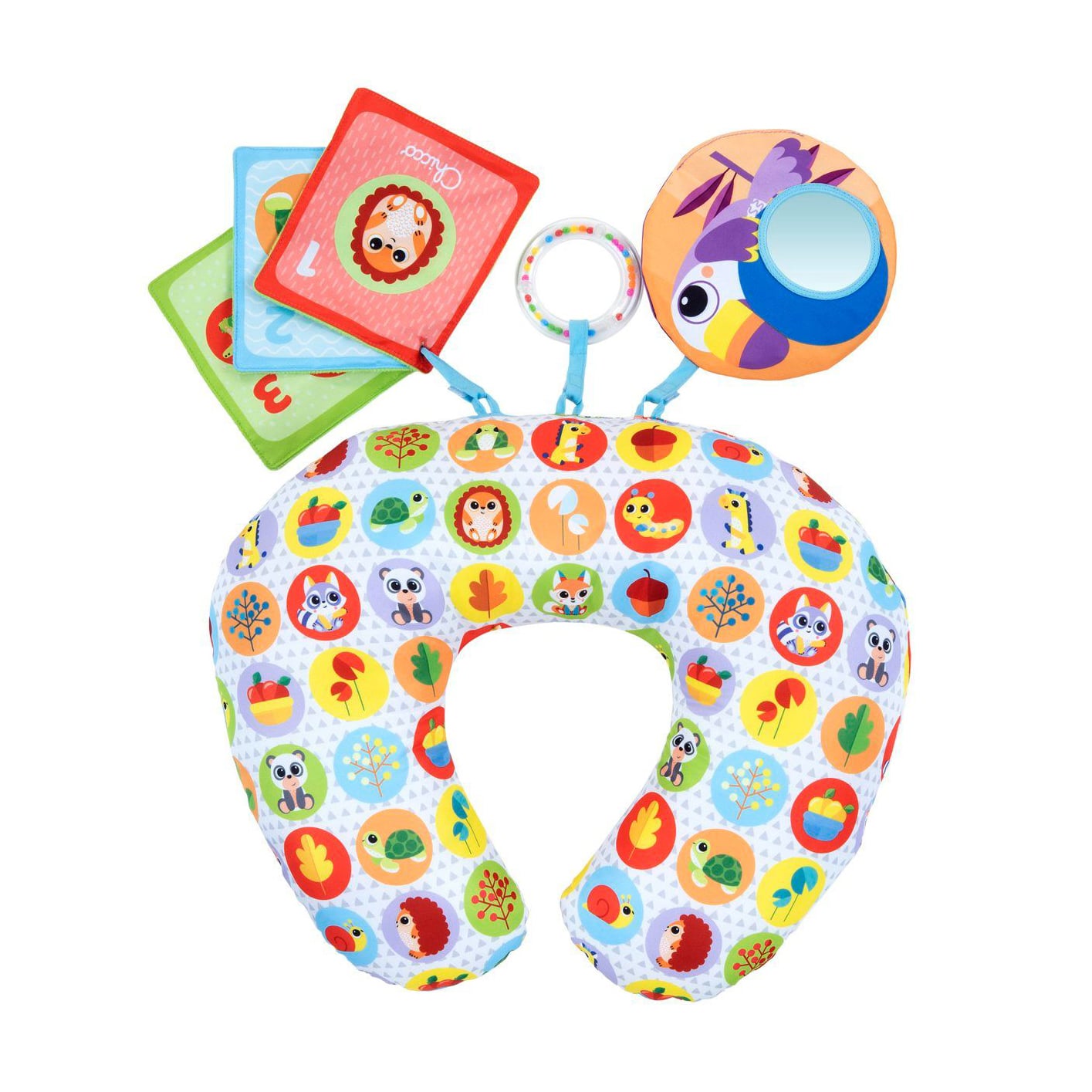 Подушка-ігровий центр Chicco Animal Tummy Time, від 2 місяців (11351.00)